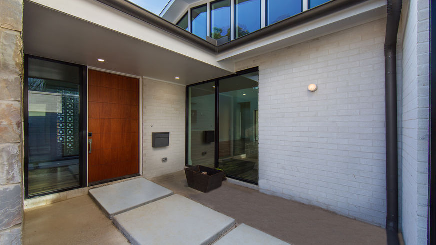 Entrance view of a house