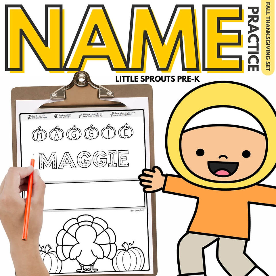 preschool thanksgiving activities, turkey craft with names