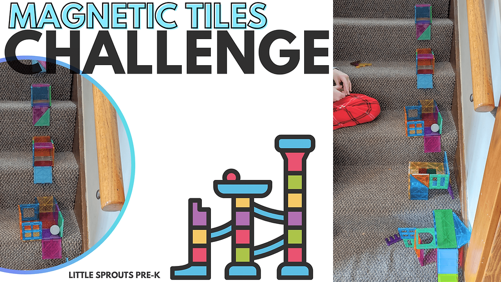 Magnetic Tile STEM CHALLENGE | A Play-based Activity for Preschoolers ...