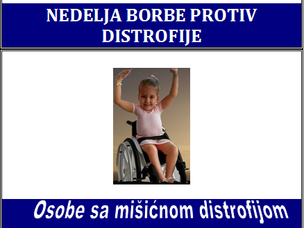 Nedelja borbe protiv distrofije