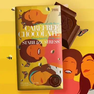 Carefree Chocolate - Stress & Anxiety Formula - Mellow Mint