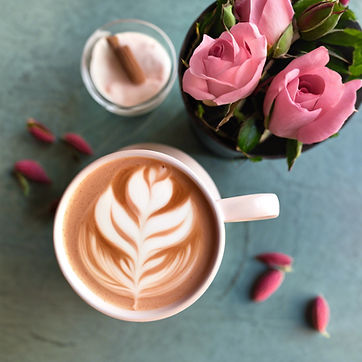 Rose Cardamom Latte. Please make it like your taking a photo for a website.jpg