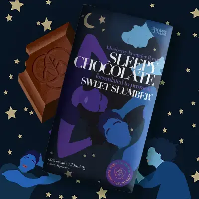 Sleepy Chocolate - Sleep Formula - Blueberry Lavender
