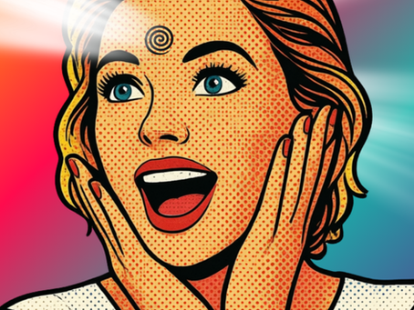 Abundance Mindset: Your Thoughts Become Things (Woman with Third Eye Representing the Inner World and the Power of Thoughts)