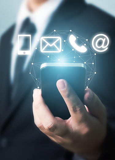 businessman-hand-holding-smart-phone-with-icon-mobile-phone-mail-telephone-address-custome