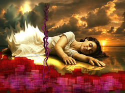 Digital paintings combined AI