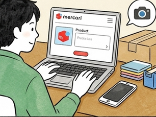 メルカリ出品に必要なパソコン操作とは?