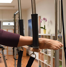 Pointed Feet on Trapeze, #pilatesonrober