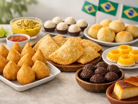 Receitas de Salgados e Doces Brasileiros para Celebrar