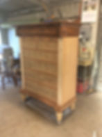 Three Piece White Cedar Draw Unit