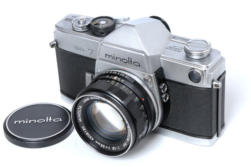 Minolta SR-7 AUTO ROKKOR-PF 55mm レンズセット Minolta SR-7 Auto Rokkor-PF 55/1.8 つき | Chukocamera