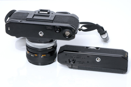 Canon AE-1 Black FD50/1.4 S.S.C. PowerWinder A つき | Chukocamera