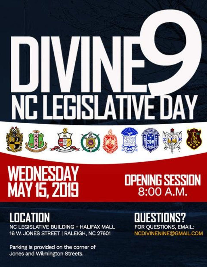 North Carolina Divine 9 Legislative Day