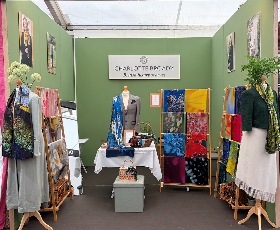 Charlotte Broady at Country Living Pavilion, Defender Burghley Horse Trials 2026