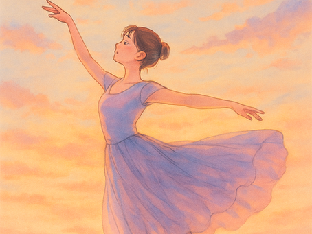 Ballerina in the Glow of Dusk