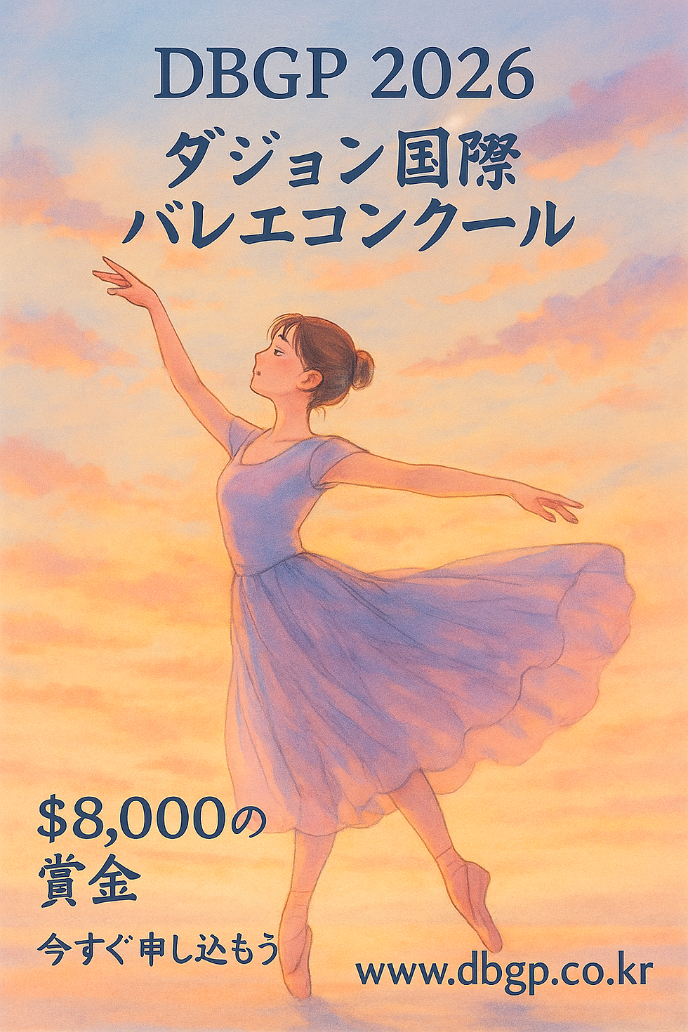 노을빛 발레리나