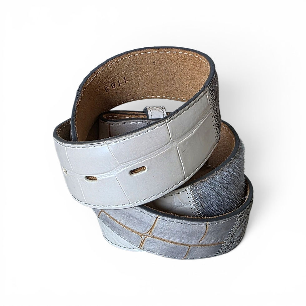 Miniaturbild: Patchwork light grey (G01183) Umjubelt Wechselgürtel