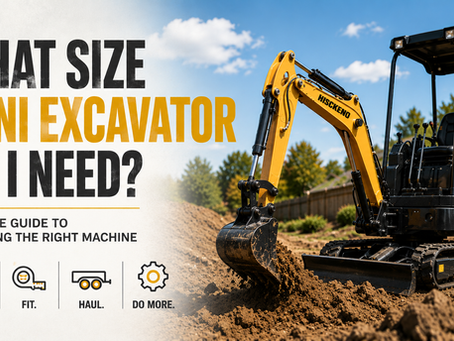 What Size Mini Excavator Do I Need?