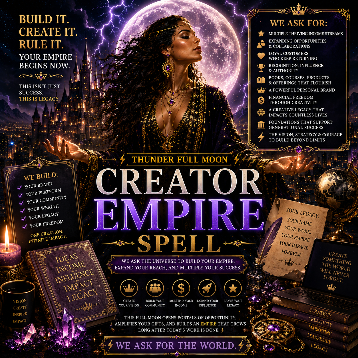 Thunder Full Moon Creator Empire Spell