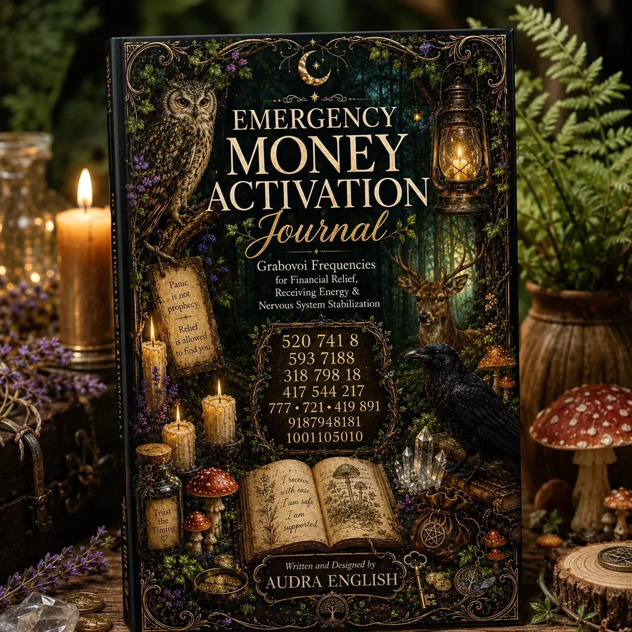 Emergency Money Grabovoi Activation Book| Money Mindset Workbook | Abundance