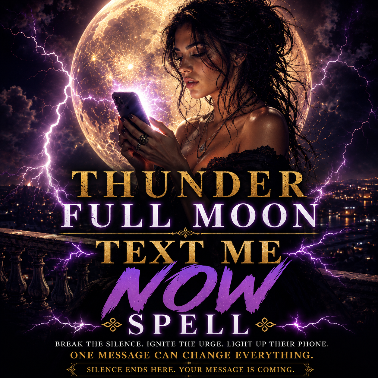 Thunder Full Moon Text Me Now Spell