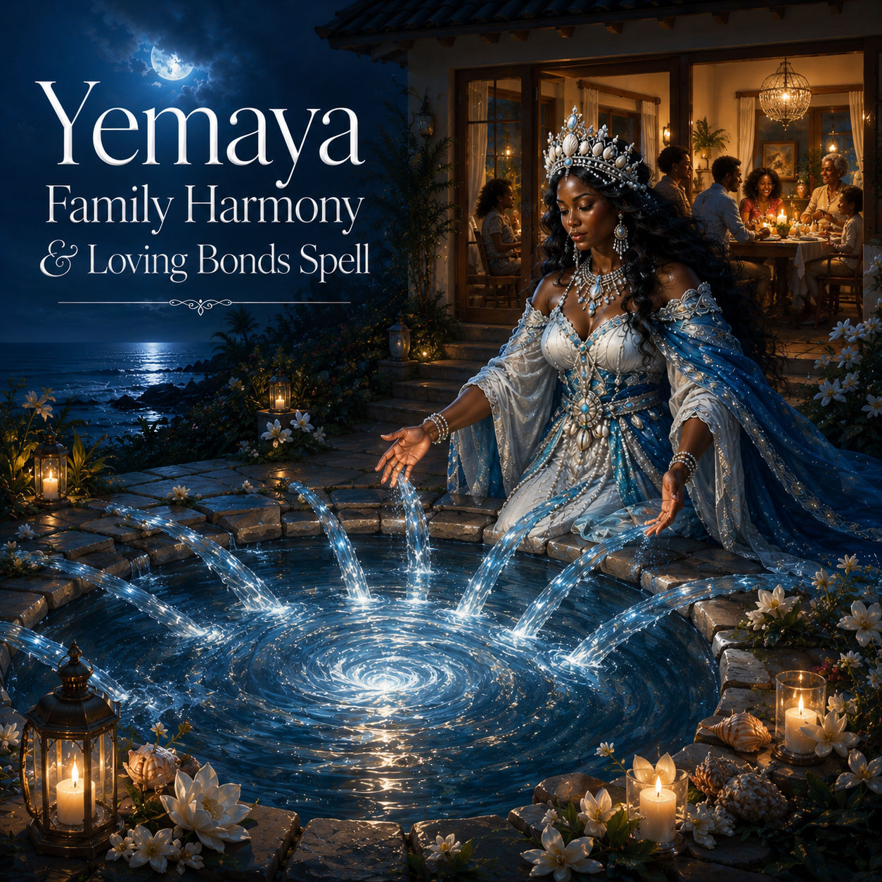 Yemaya Family Harmony and Loving Bonds Spell