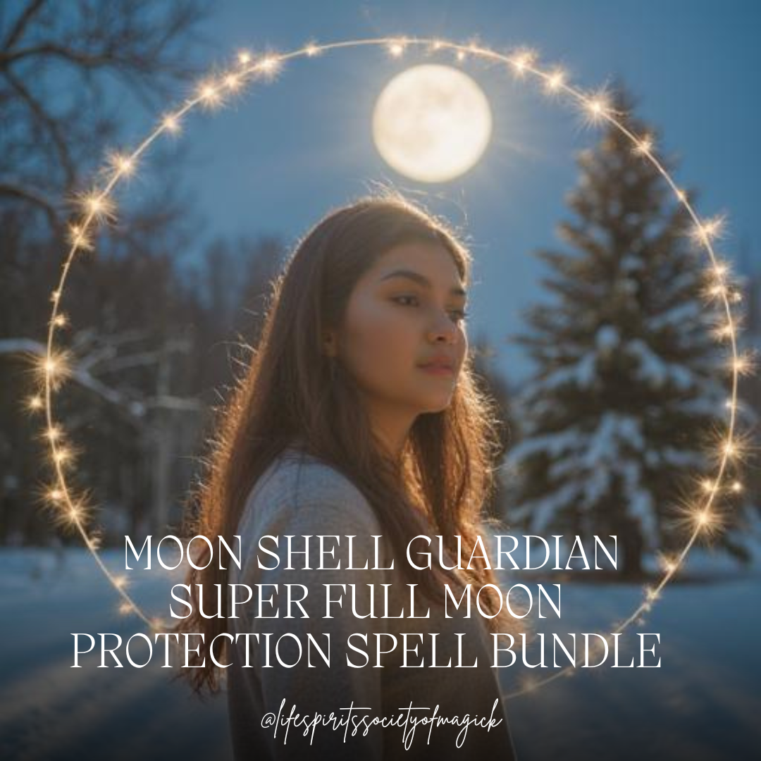 🌕🦀 Moon Shell Guardian Super Full Moon Protection Spell Bundle