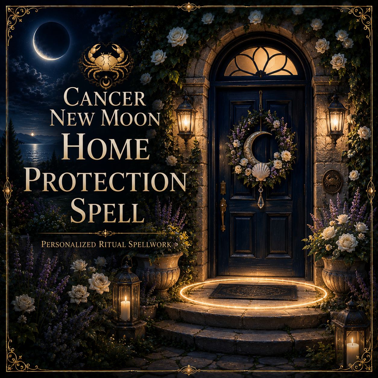 CANCER NEW MOON HOME PROTECTION SPELL