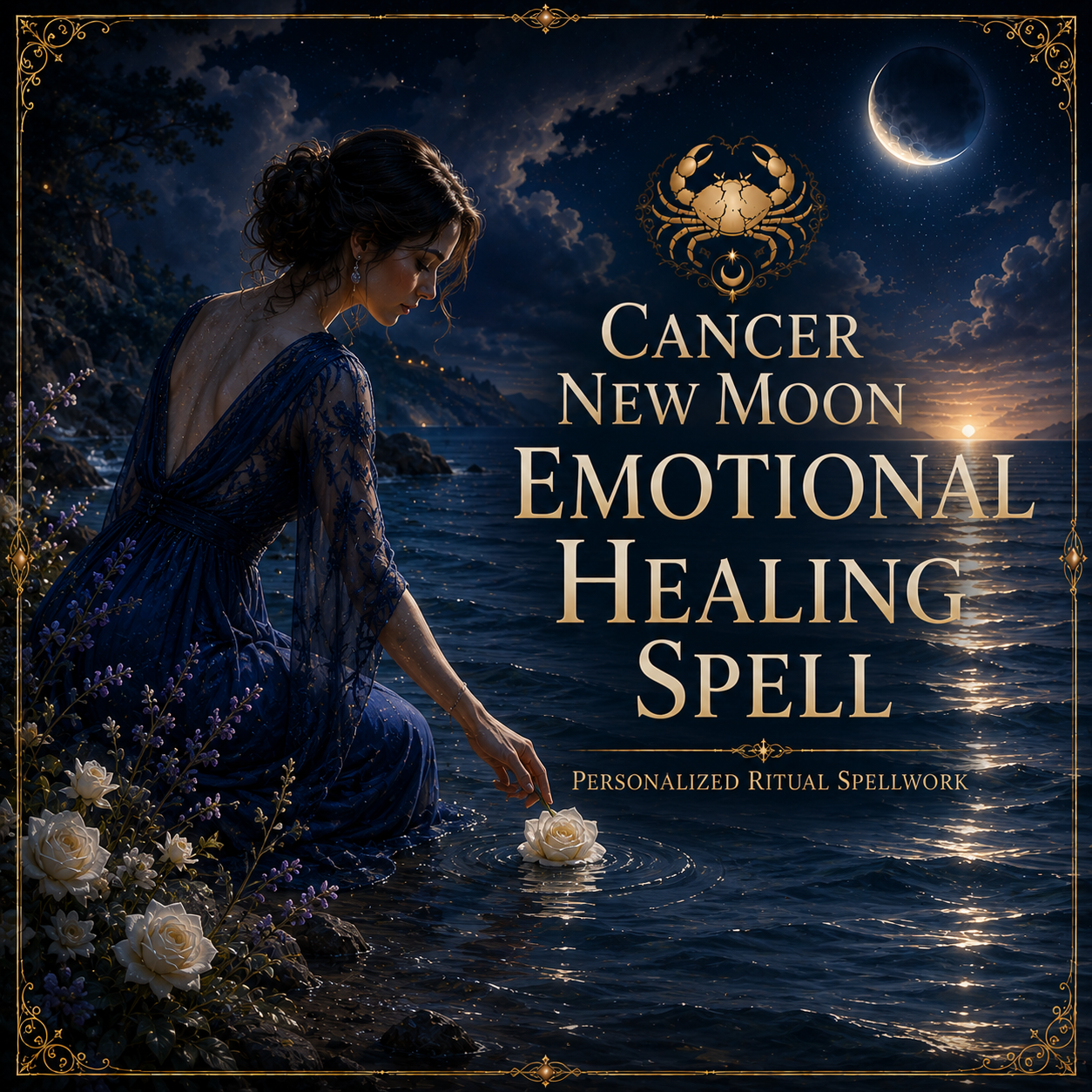 CANCER NEW MOON EMOTIONAL HEALING SPELL