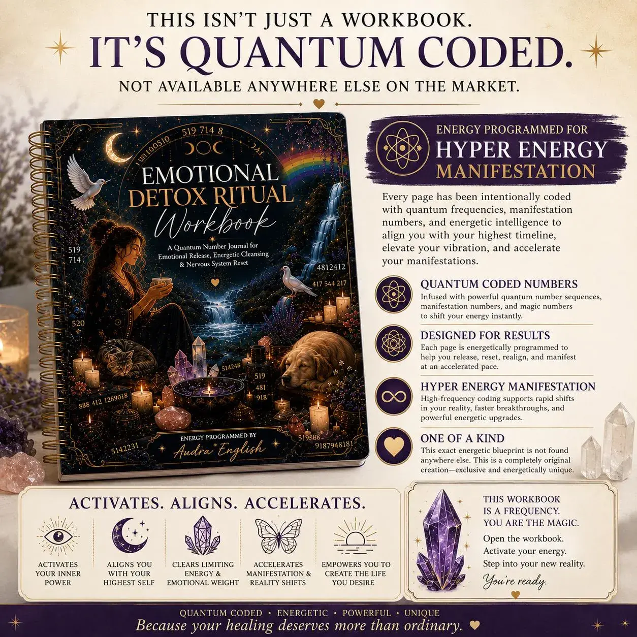 Grabovoi Numbers Emotional Detox Ritual Workbook