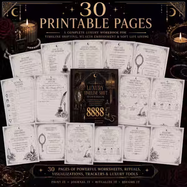 Thumbnail: Luxury Timeline Shift Grabovoi Number Workbook