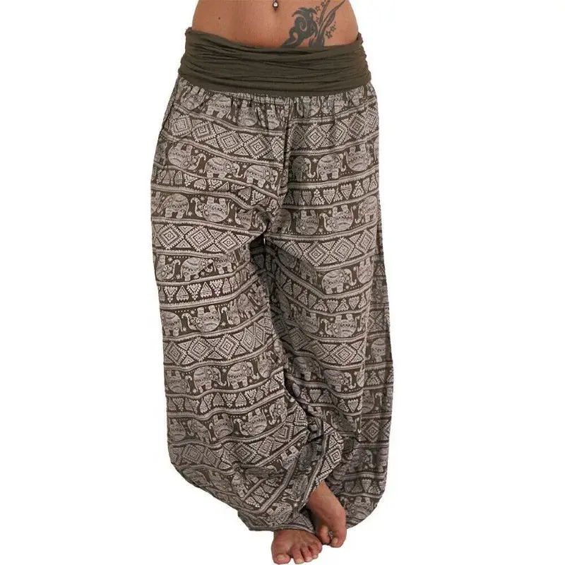 Thumbnail: Women's Personality GeometricCasual Loose Printed Pants Comfortable Casual Women