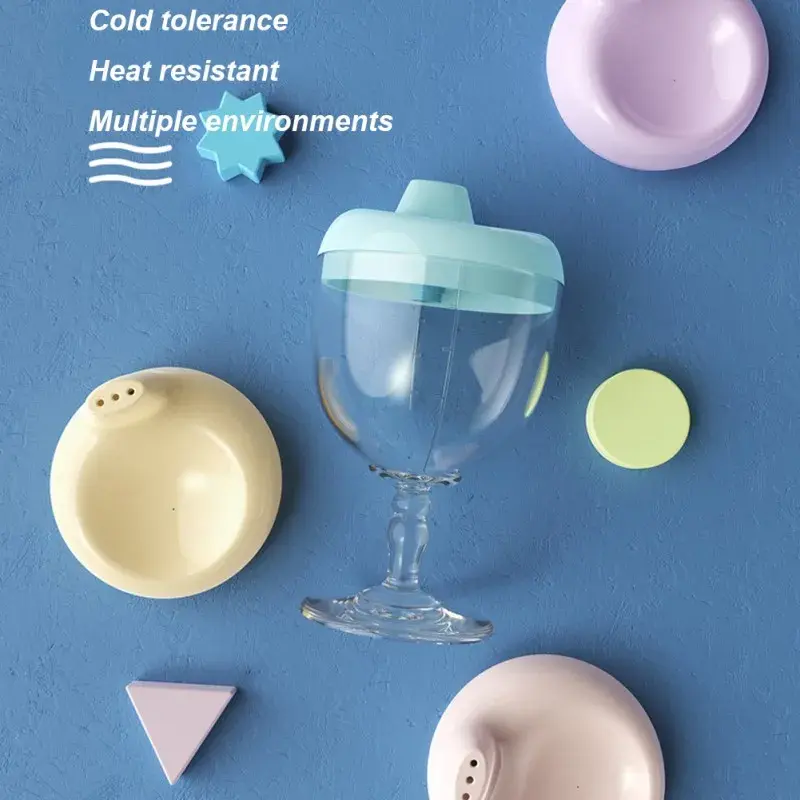 Thumbnail: 150ML Baby Goblet Water Bottle Infant Cups With Duckbill Mouth Shape For Feeding