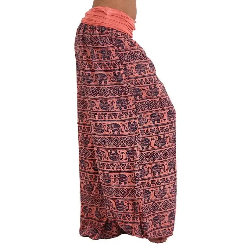 Thumbnail: Women's Personality GeometricCasual Loose Printed Pants Comfortable Casual Women