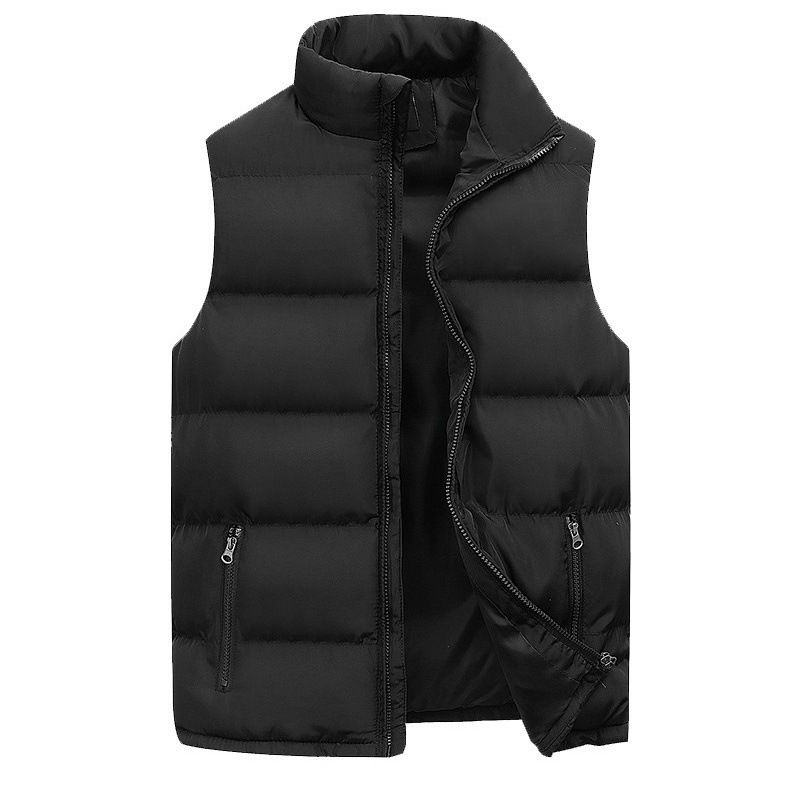 Thumbnail: Mens Vest Jacket Warm Sleeveless Jackets Winter Waterproof Zipper Coat Autumn St
