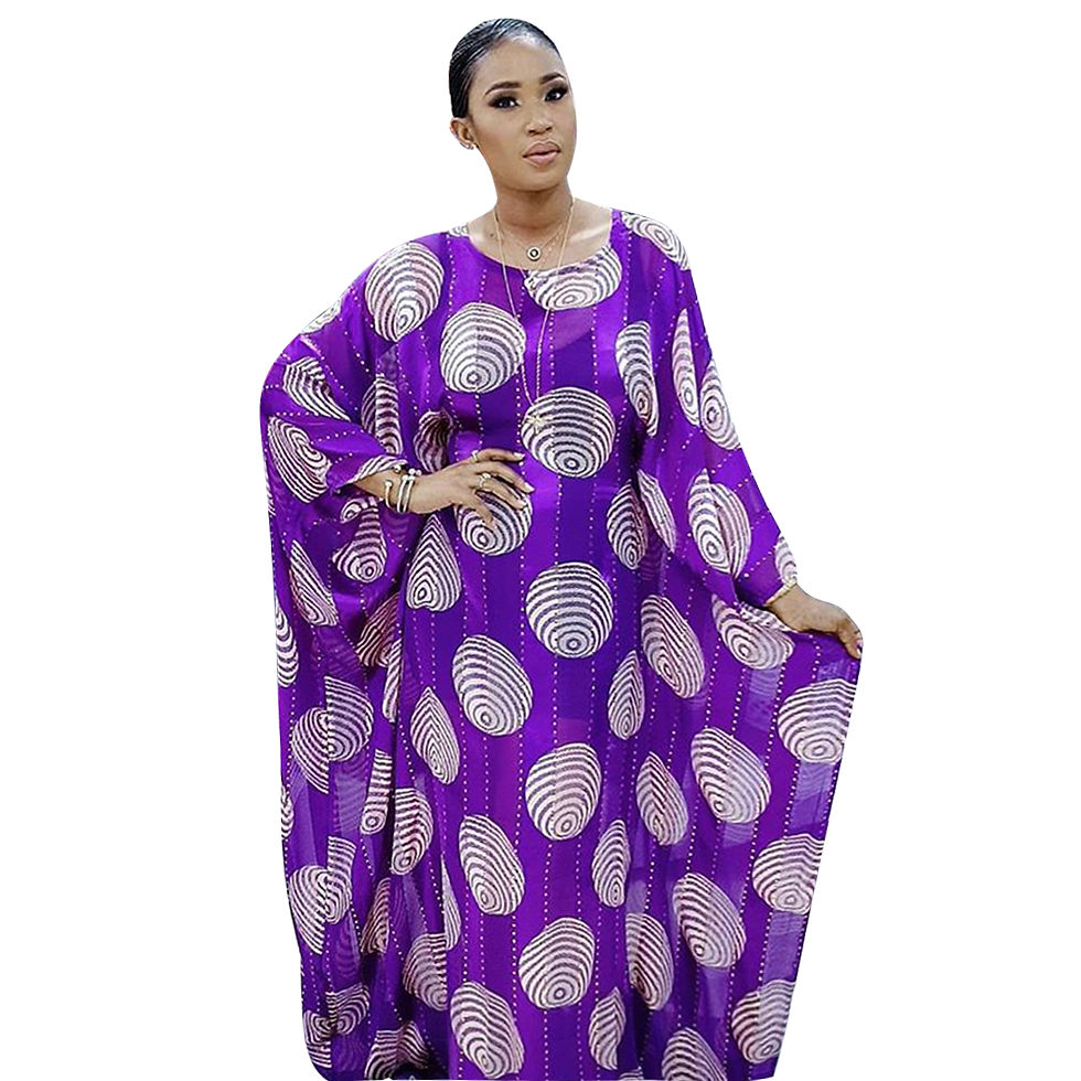Thumbnail: Elegant African Elegant Dresses for Women Muslim Fashion Abayas Dashiki Robe Kaf