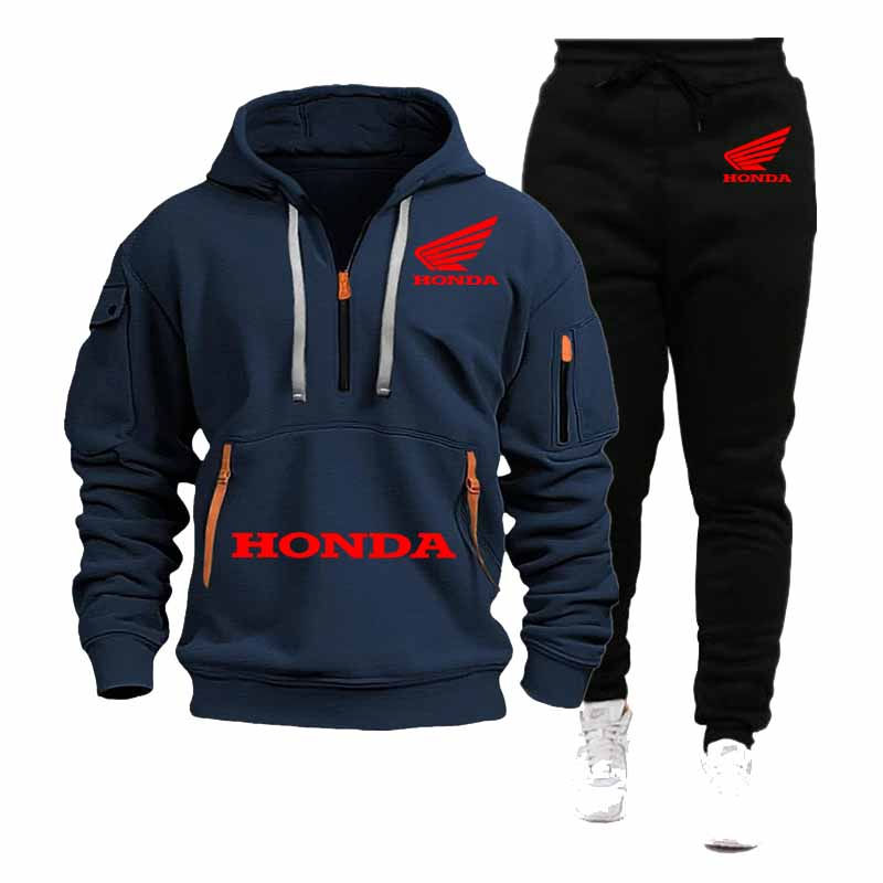 Thumbnail: 2026 honda Logo Men's sportswear for autumn and winter, featuring zipped pockets
