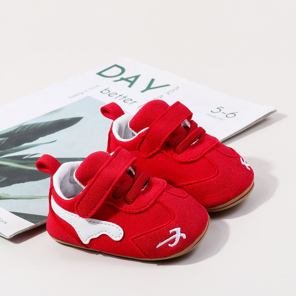 Thumbnail: Spring New Design Baby Boys Girls First Walking Toddler Shoes For 0-18 Months Th