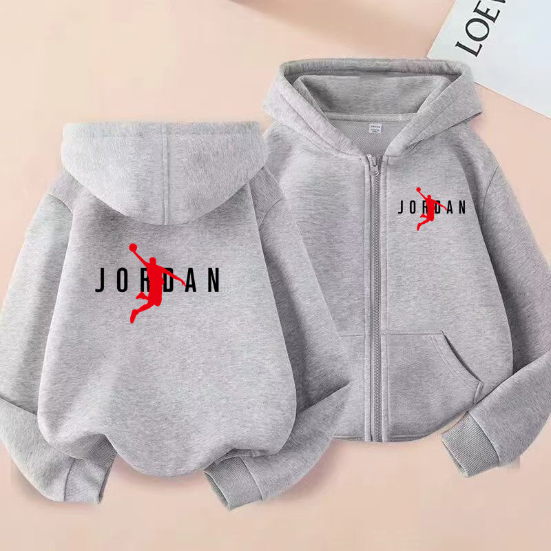 Thumbnail: Children's Sportswear, Loose Sports Jackets, Boys and Girls Aged 3 to 12, Zipper