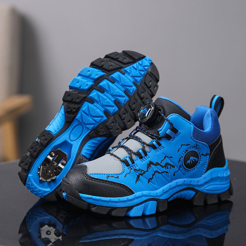 Thumbnail: New Autumn Winter Hiking Shoes for Kids Non-Slip Outdoor Shoes Children Warm Mou