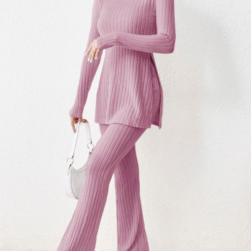 Thumbnail: Autumn Winter Women's Clothing New Style Solid Color Sexy Casual Long Sleeved Ro