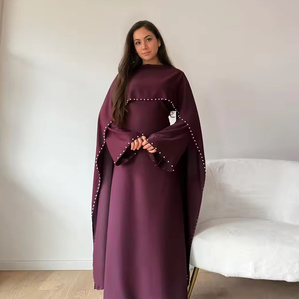 Thumbnail: Muslim Dresses Women's Traditional Dresses And Abayas Eid Dubai Evening Dress Pe