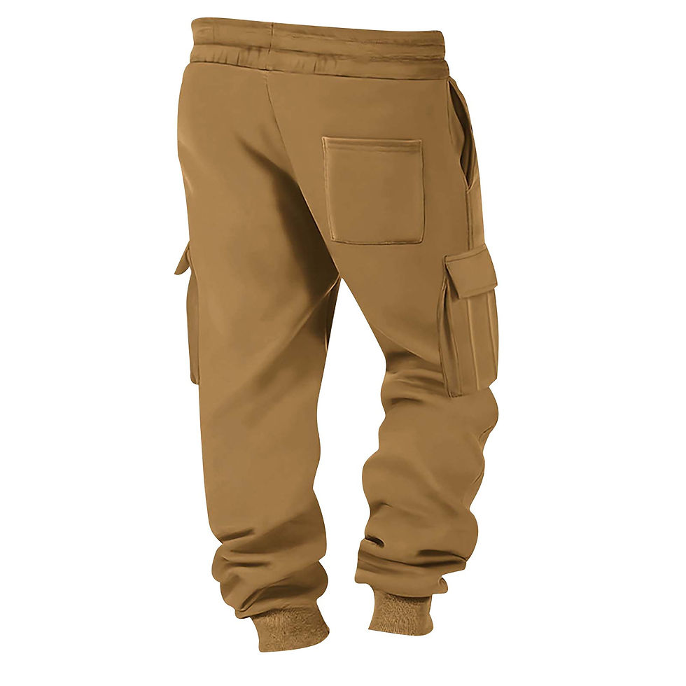Thumbnail: Men's Cargo Pants 2025 New Casual Loose Autumn Winter Straight Baggy Pants Multi