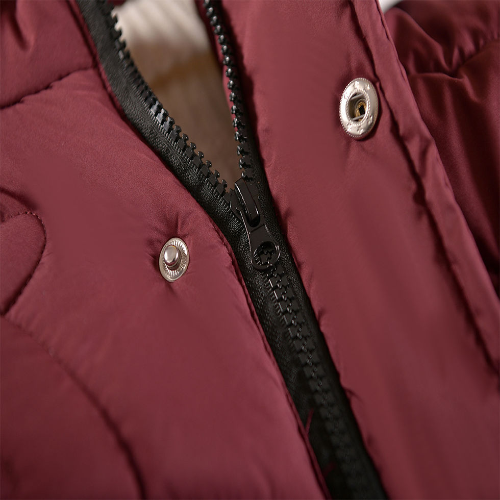 Thumbnail: 2025 Autumn Winter Girls Hooded Zipper Parka Coat European And American Style Ch