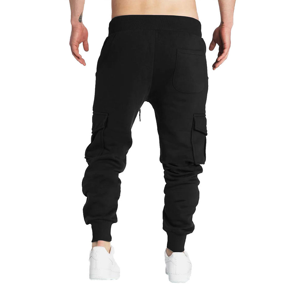 Thumbnail: Mens Sweatpants Straight Fit Joggers for Sports and Streetwear Loose Oversized D