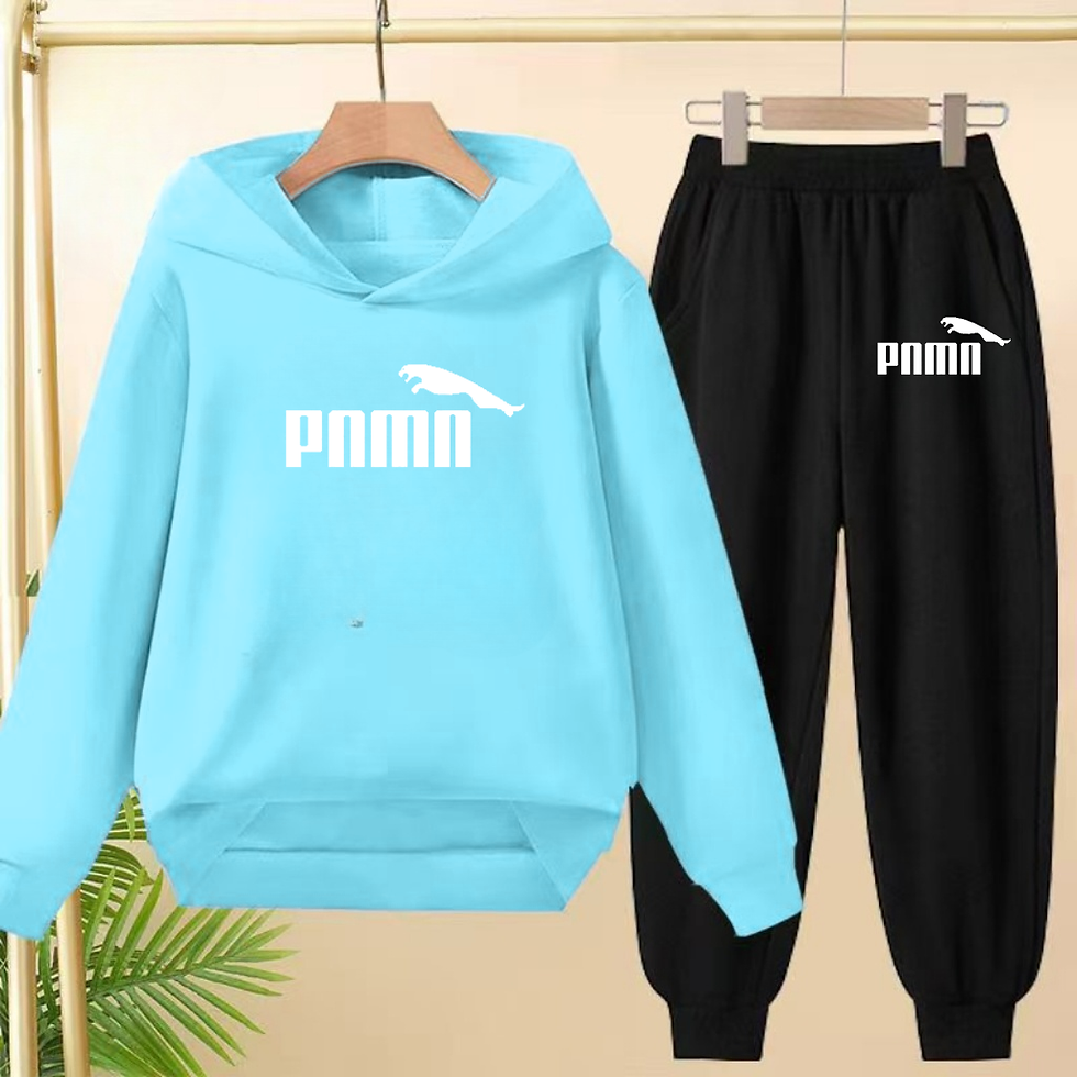 Thumbnail: Children 3-12Yrs Pullover Casual Coat Top Jogging Set Charming Tracksuits Letter