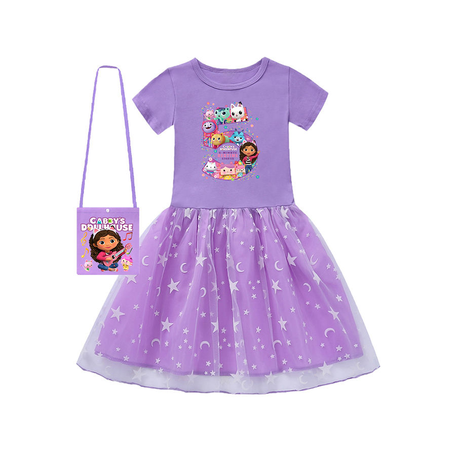 Thumbnail: Gabby Princess Dress for Girls Baby Cotton Dress Coming Home Outfit Kids' Dresse