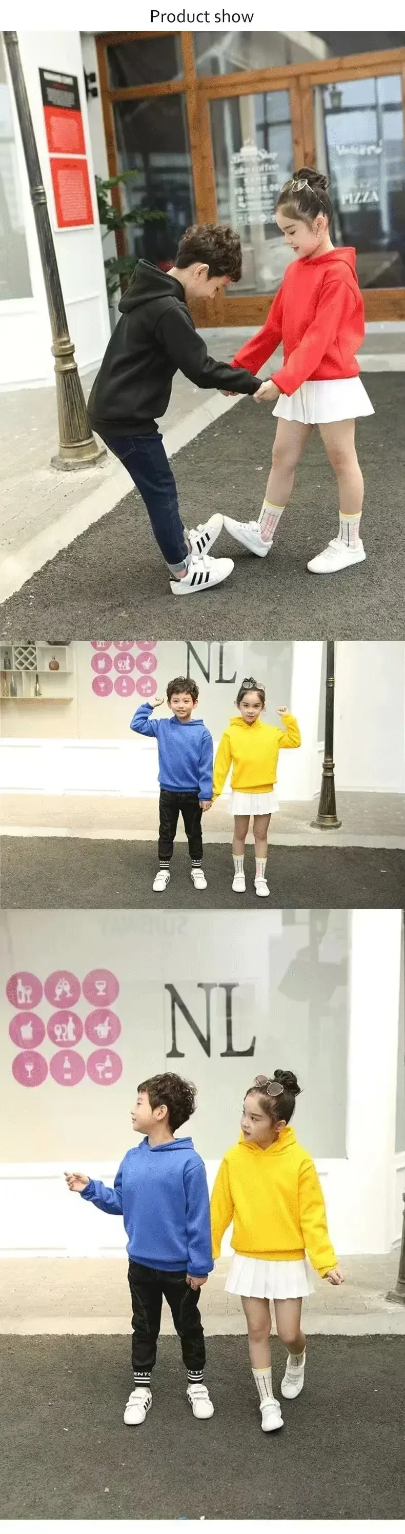 Thumbnail: Spring Autumn Children Clothes Tiger Head Kids  Fashion 2pcs Hoodie Sweatshirts 