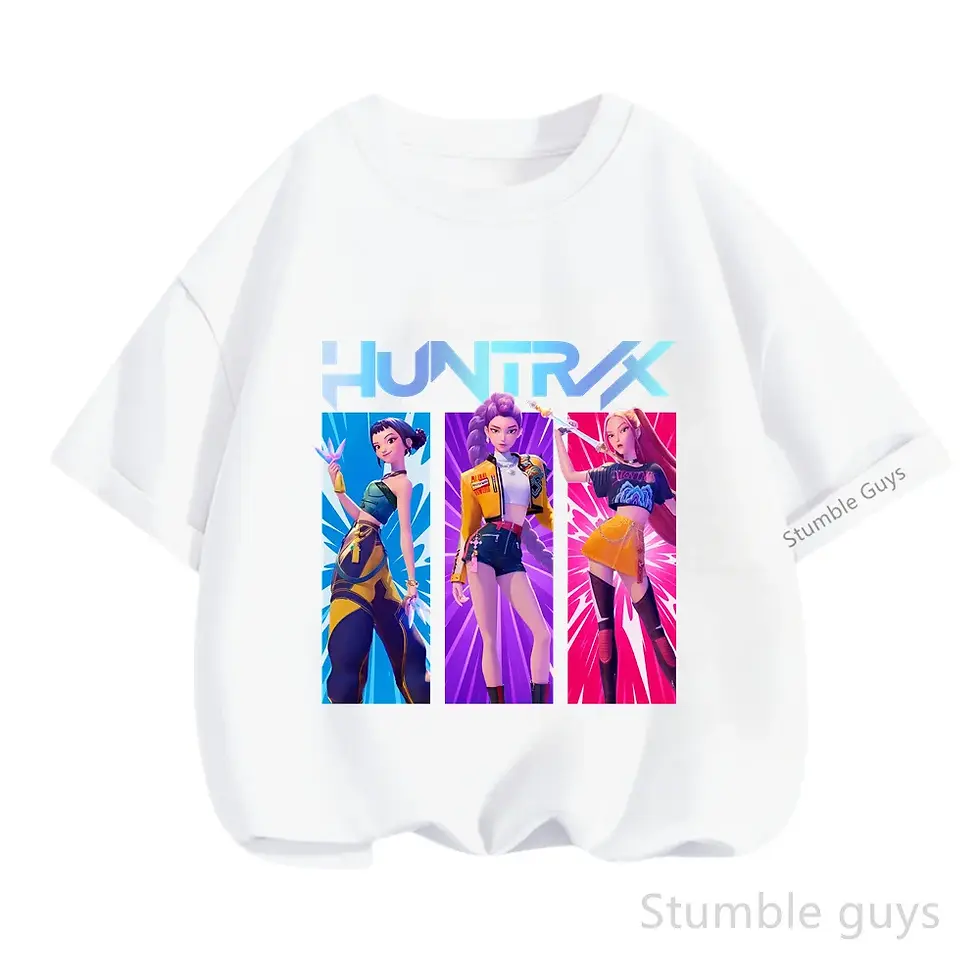 Thumbnail: Kids Purple Kpop Demon Hunters Zip Hoodie Spring Autumn Breathable Boys Girls Cl
