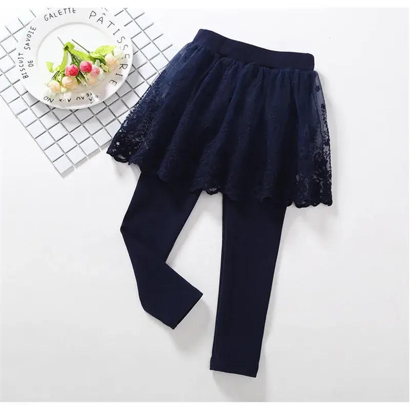 Thumbnail: New Baby Girls Leggings Lace Princess Skirt-pants Spring Autumn Children Slim Sk